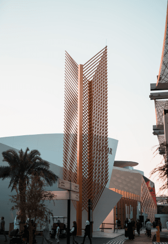Modern building in Nigeria